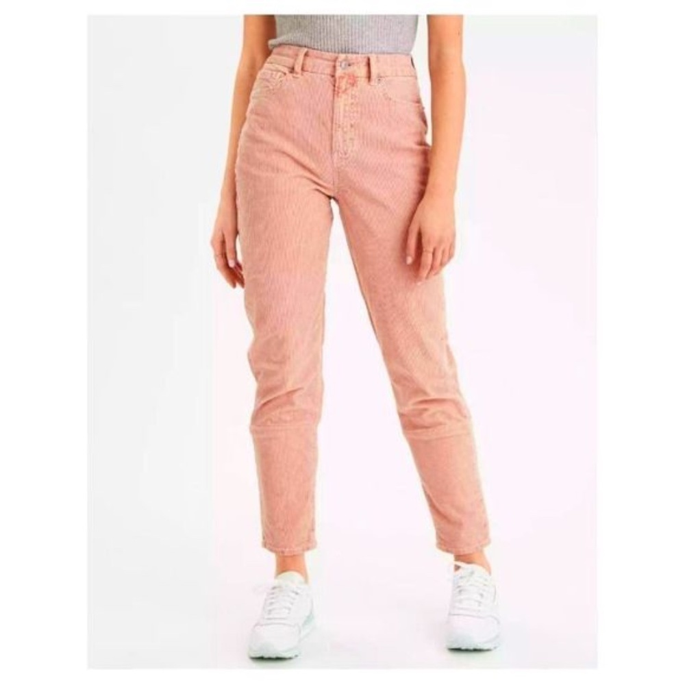 American Eagle Corduroy Mom High Waist Pants SZ 4 - Picture 2 of 9